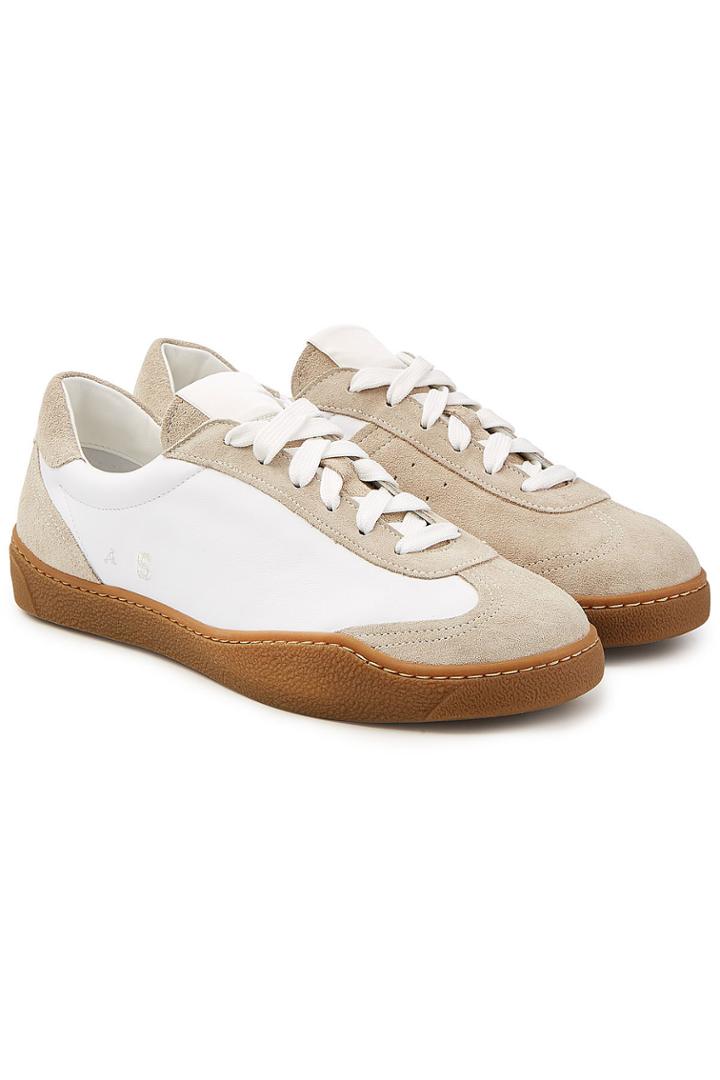 Acne Studios Acne Studios Lars Leather Sneakers With Suede