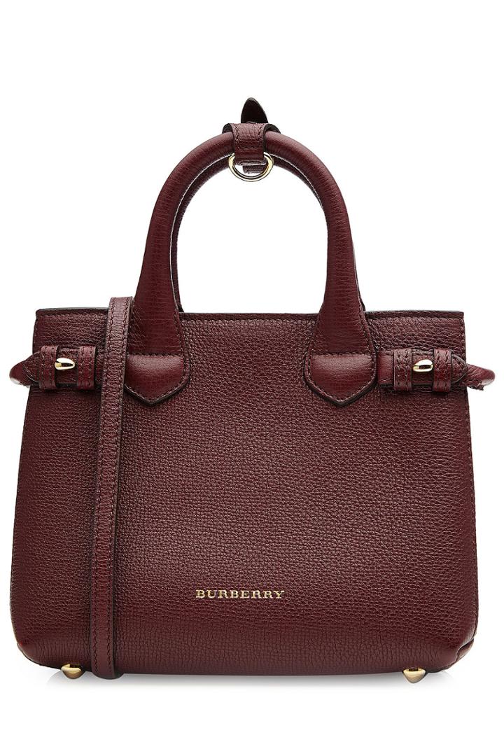 Burberry Shoes & Accessories Burberry Shoes & Accessories Baby Banner Leather Tote - Brown
