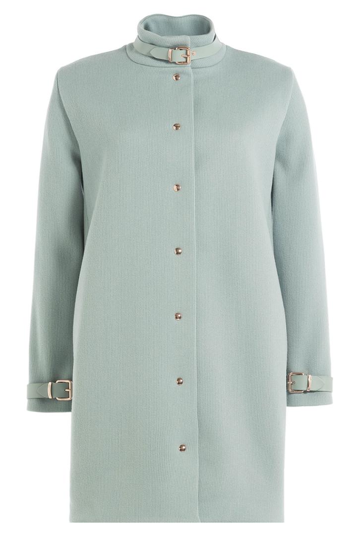 Marina Hoermanseder Marina Hoermanseder Coat With Leather Deatils