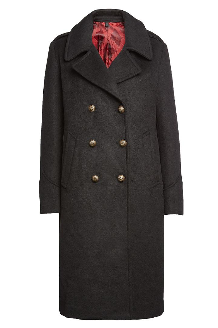 Blauer Blauer Coat With Wool - Black