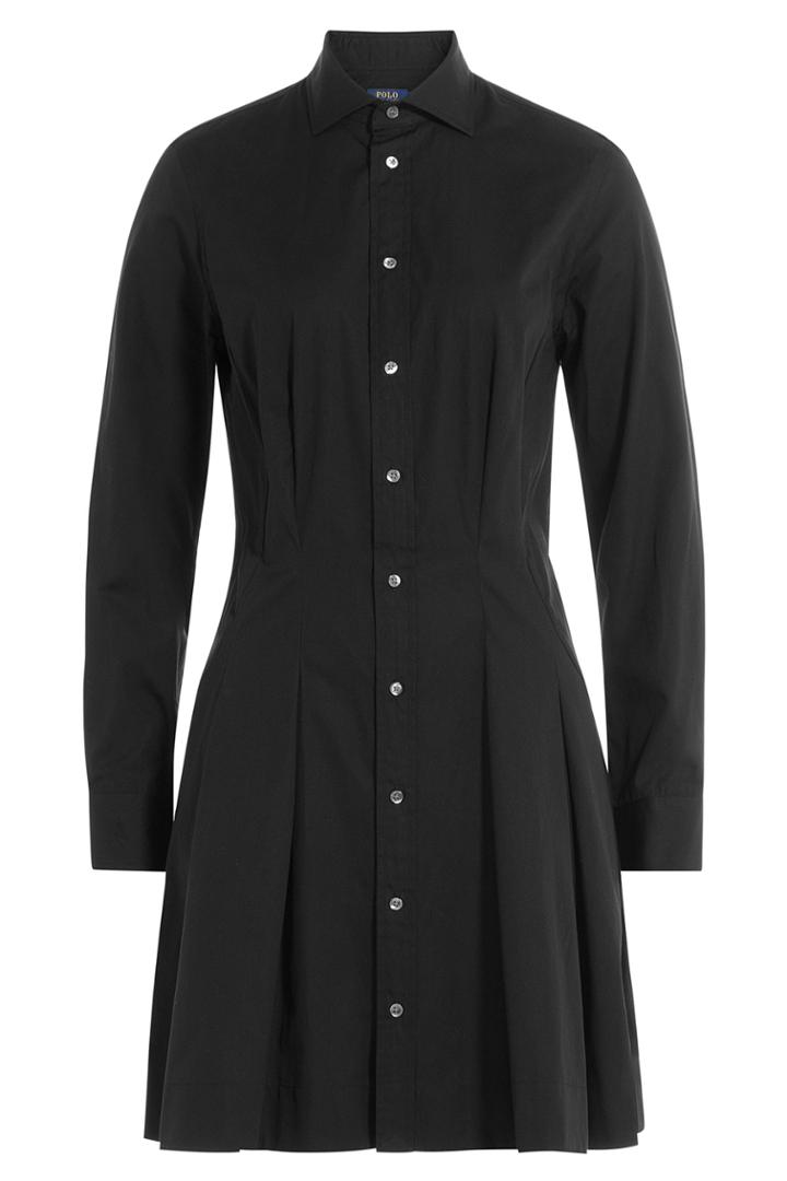 Polo Ralph Lauren Polo Ralph Lauren Cotton Shirt Dress - Black