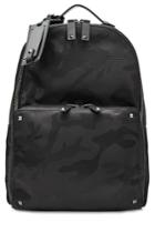 Valentino Valentino Camouflage Printed Backpack With Rockstuds - Black