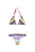 Missoni Mare Missoni Mare Chevron Print Halterneck Bikini