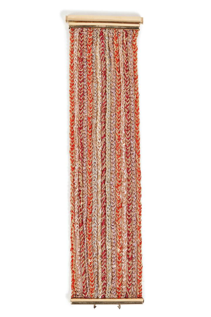 Carolina Bucci Carolina Bucci 18k Gold/silk 15 Strand Lucky Bracelet In Red - Multicolor