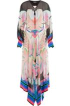 Roberto Cavalli Roberto Cavalli Printed Silk Maxi Dress - Multicolored