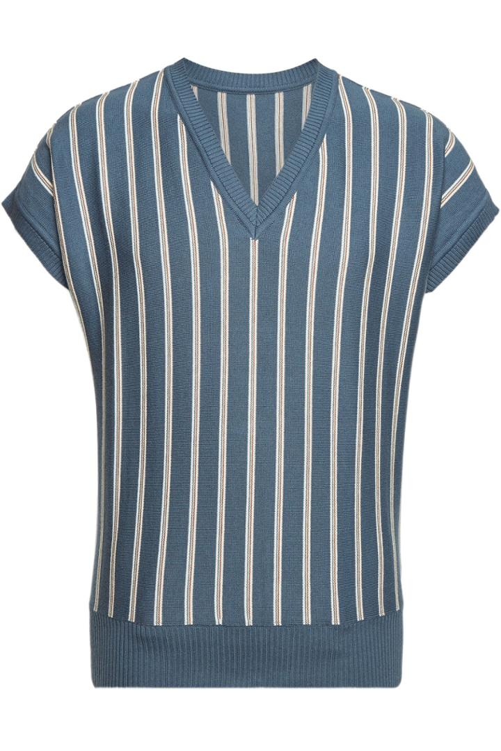 Jacquemus Jacquemus Knit Cotton Striped Vest Top
