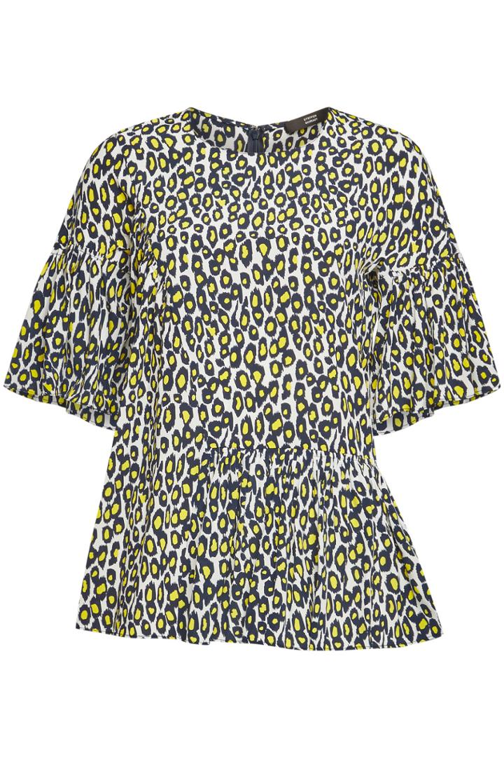 Steffen Schraut Steffen Schraut Animal Print Silk Blouse