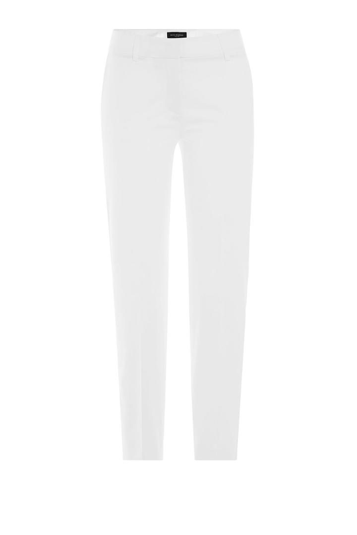 Piazza Sempione Piazza Sempione Cropped Cotton Pants - White