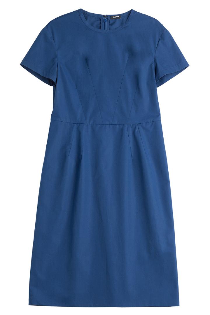 Jil Sander Navy Jil Sander Navy Cotton Sheath Dress