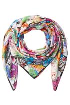 Kenzo Kenzo Printed Cotton Scarf With Silk