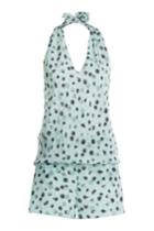 Vanessa Bruno Vanessa Bruno Printed Silk Jumpsuit - Turquoise