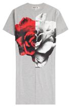 Mcq Alexander Mcqueen Mcq Alexander Mcqueen Split Printed Cotton T-shirt Dress