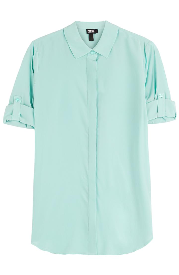 Dkny Stretch Silk Blouse