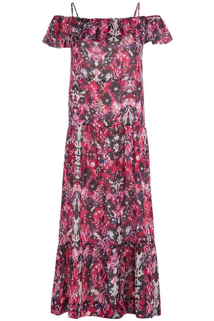 Iro Iro Printed Cotton Blend Dress - Multicolor