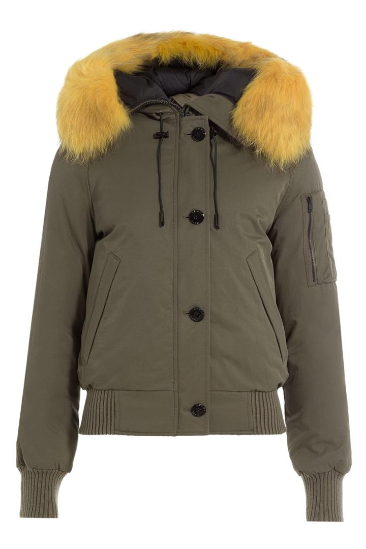 Kenzo Kenzo Down Jacket With Fur-trimmed Hood
