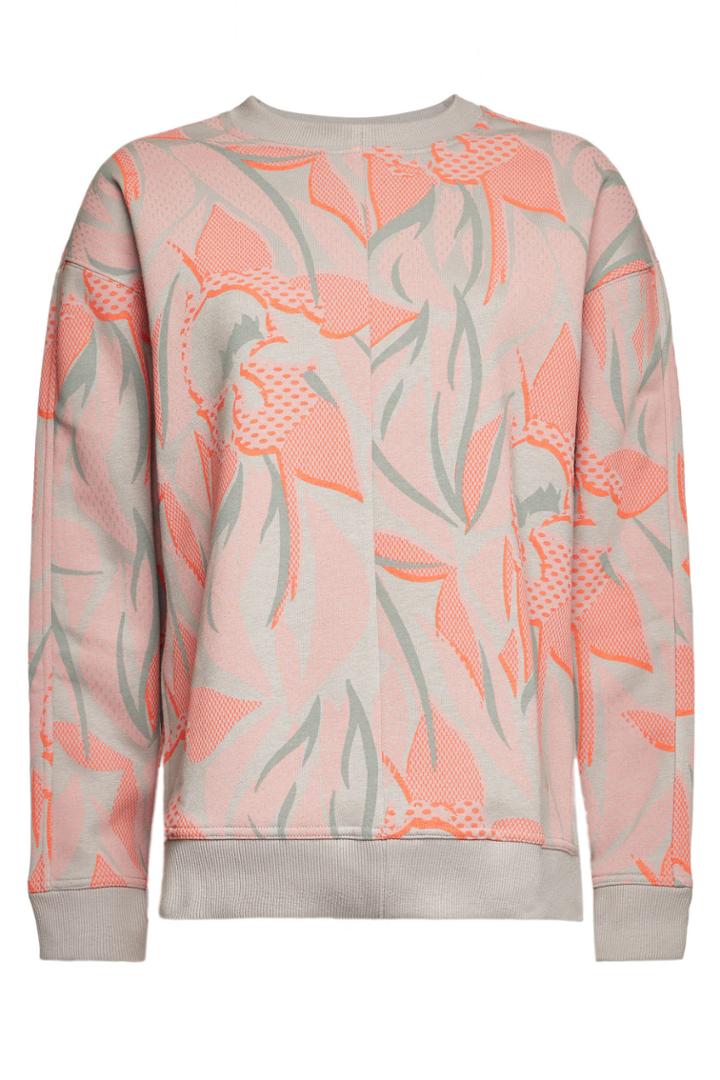 Adidas By Stella Mccartney Adidas By Stella Mccartney Printed Sweatshirt With Cotton