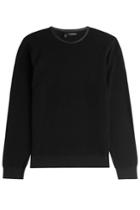 The Kooples The Kooples Ribbed Cotton Thermal - Black