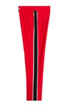 Kenzo Kenzo Straight Leg Pants With Contrast Stripes - Red