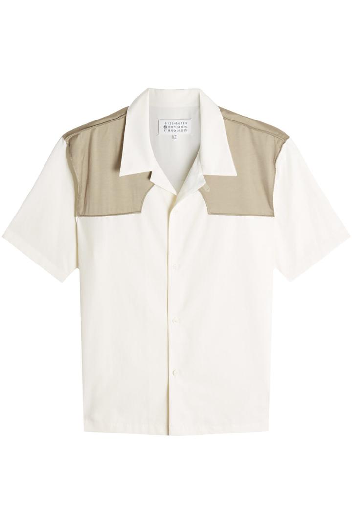 Maison Margiela Maison Margiela Cotton Bowler Shirt With Satin