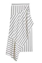 Tibi Tibi Lucci Striped Asymmetric Skirt