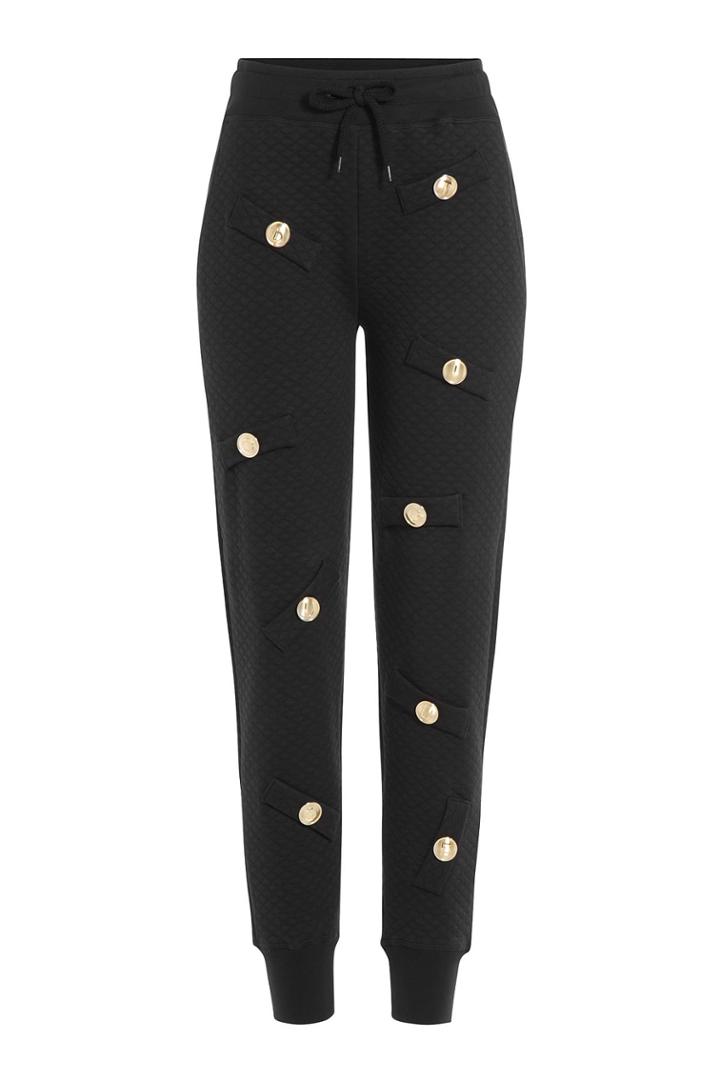 Boutique Moschino Boutique Moschino Embellished Cotton Sweatpants