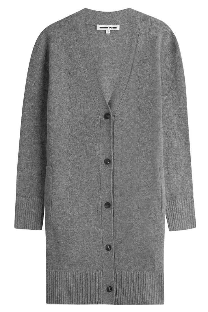 Mcq Alexander Mcqueen Mcq Alexander Mcqueen Wool-cashmere Cardigan - Grey