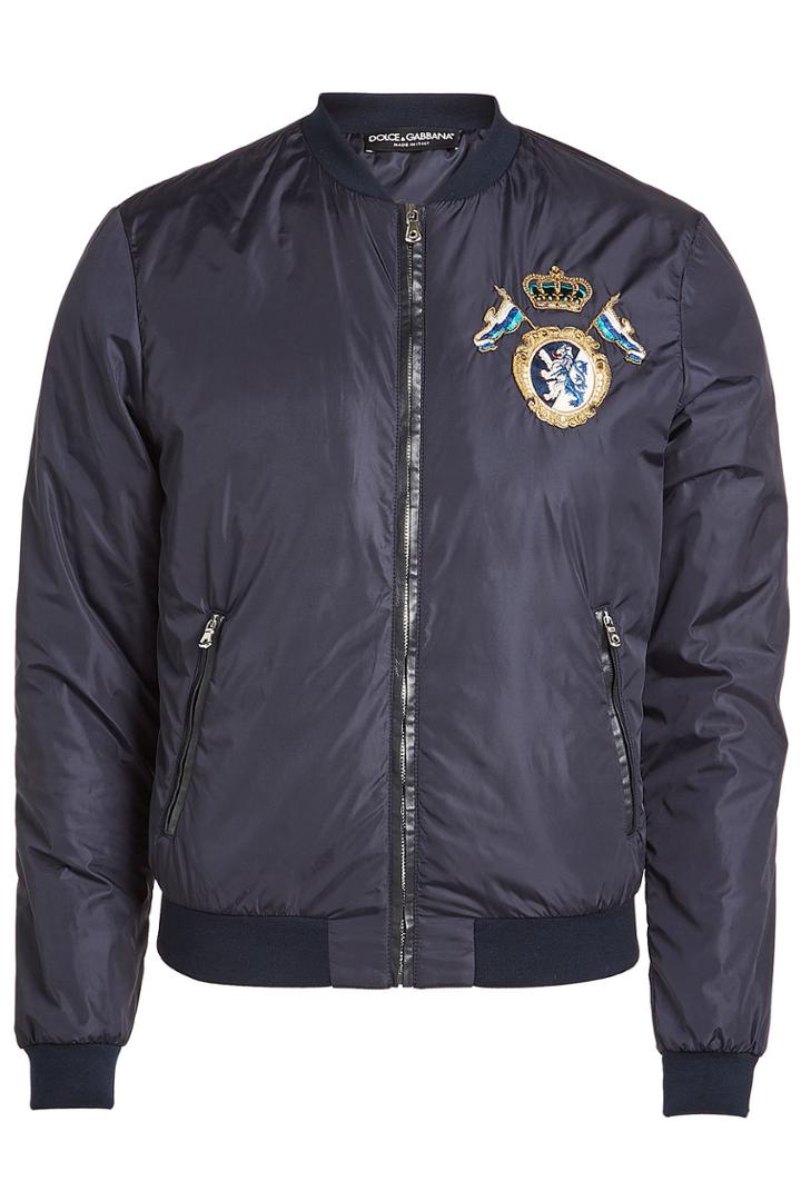 Dolce & Gabbana Dolce & Gabbana Jacket With Leather Trim