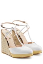 Fendi Fendi Patent Leather T-strap Wedges