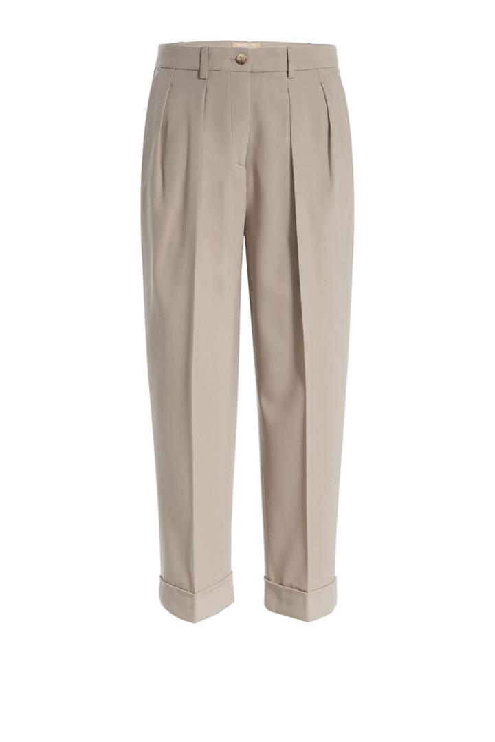 Michael Kors Michael Kors Cropped Wool Pants - Camel