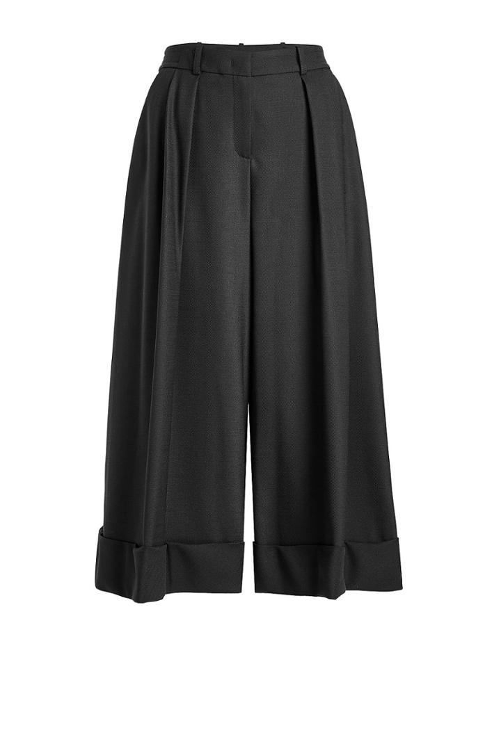 Jil Sander Navy Jil Sander Navy Culottes With Wool