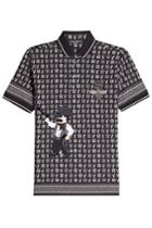 Dolce & Gabbana Dolce & Gabbana Embellished Polo Shirt With Cotton, Wool And Silk