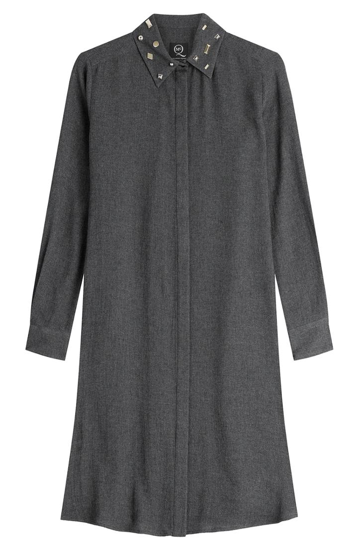Mcq Alexander Mcqueen Shirt Dress With Wool