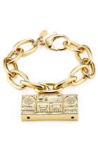 Moschino Gold-tone Brass Bracelet