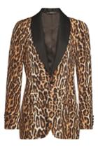 R13 R13 Shawl Lapel Tuxedo Printed Blazer