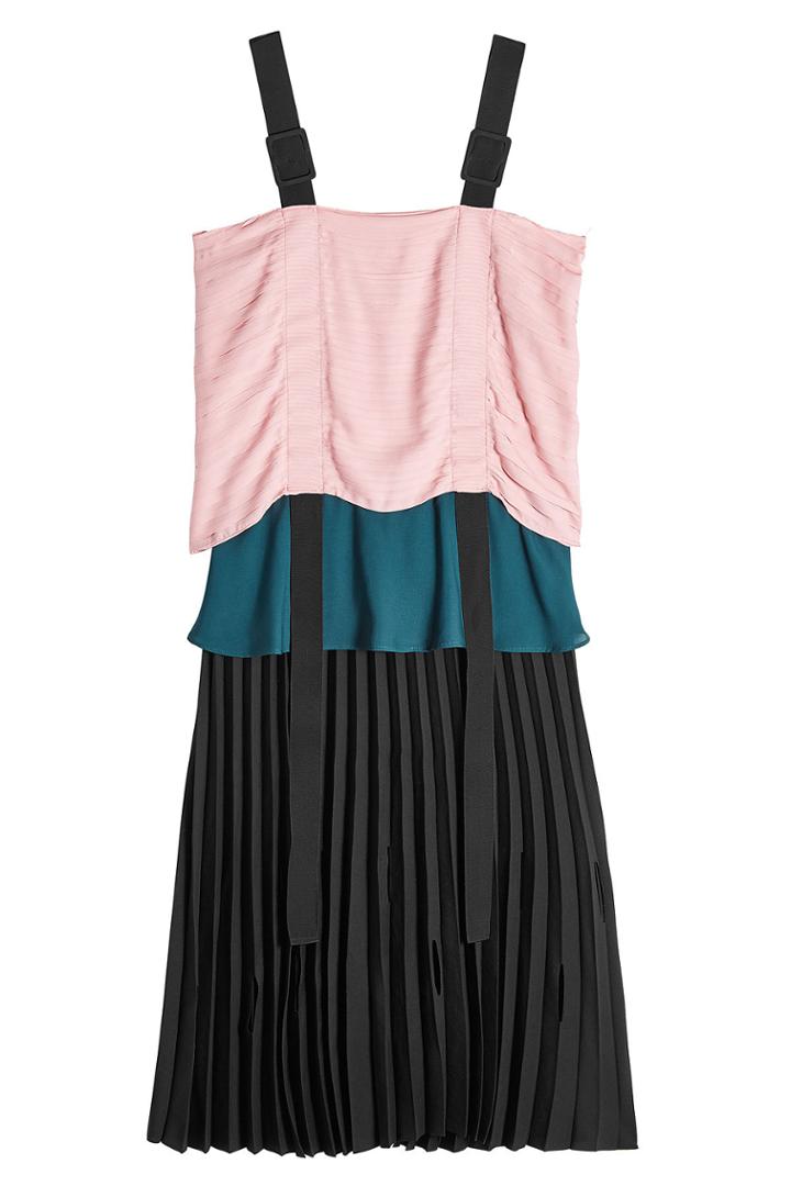 Marco De Vincenzo Marco De Vincenzo Plissé Cut-out Dress