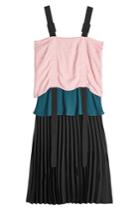 Marco De Vincenzo Marco De Vincenzo Plissé Cut-out Dress