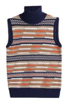 Diane Von Furstenberg Diane Von Furstenberg Vest With Merino Wool And Silk - Multicolor