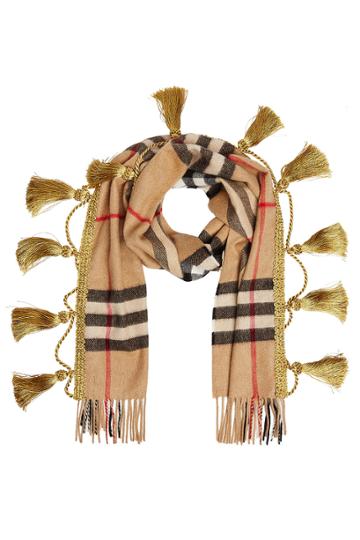 Burberry Shoes & Accessories Burberry Shoes & Accessories Cashmere Scarf With Tassels
