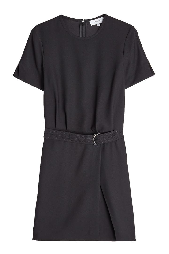 Carven Carven Crepe Dress With Belt