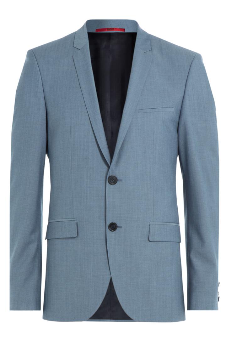 Hugo Hugo Wool Blazer With Mohair