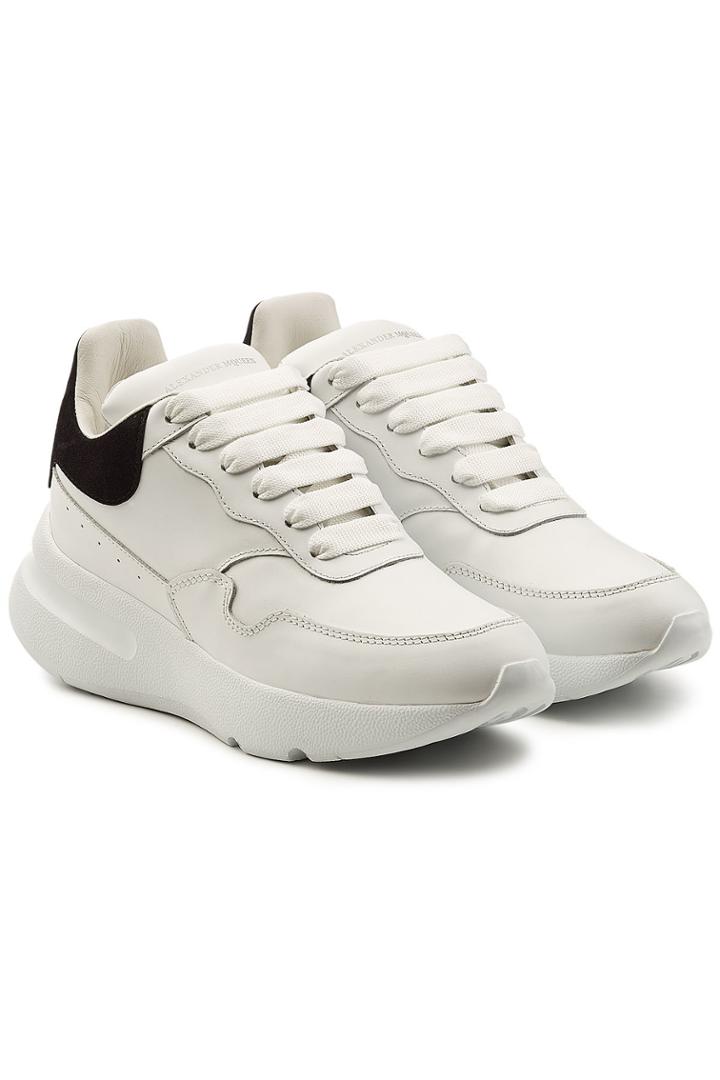 Alexander Mcqueen Alexander Mcqueen Leather Sneakers With Platform