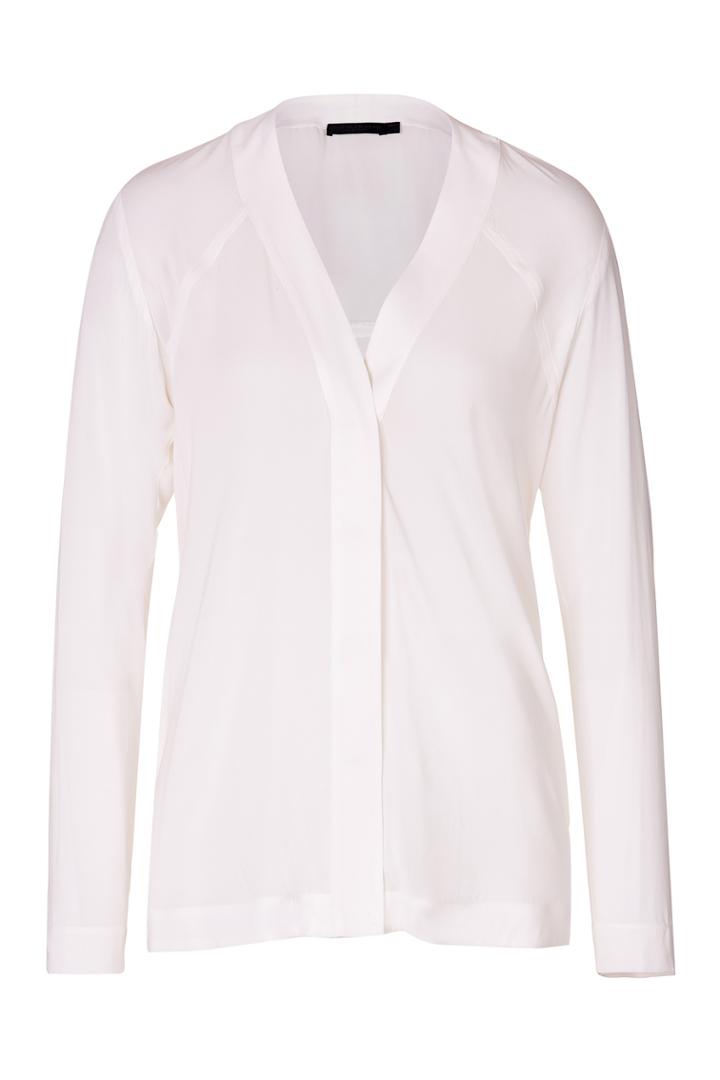 Donna Karan New York Donna Karan New York Collarless Blouse - White