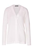 Donna Karan New York Donna Karan New York Collarless Blouse - White