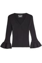 Boutique Moschino Boutique Moschino Virgin Wool Pullover With Flared Cuffs