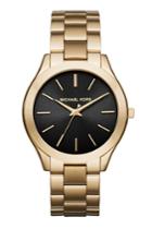 Michael Kors Michael Kors Slim Runway Gold-tone Watch