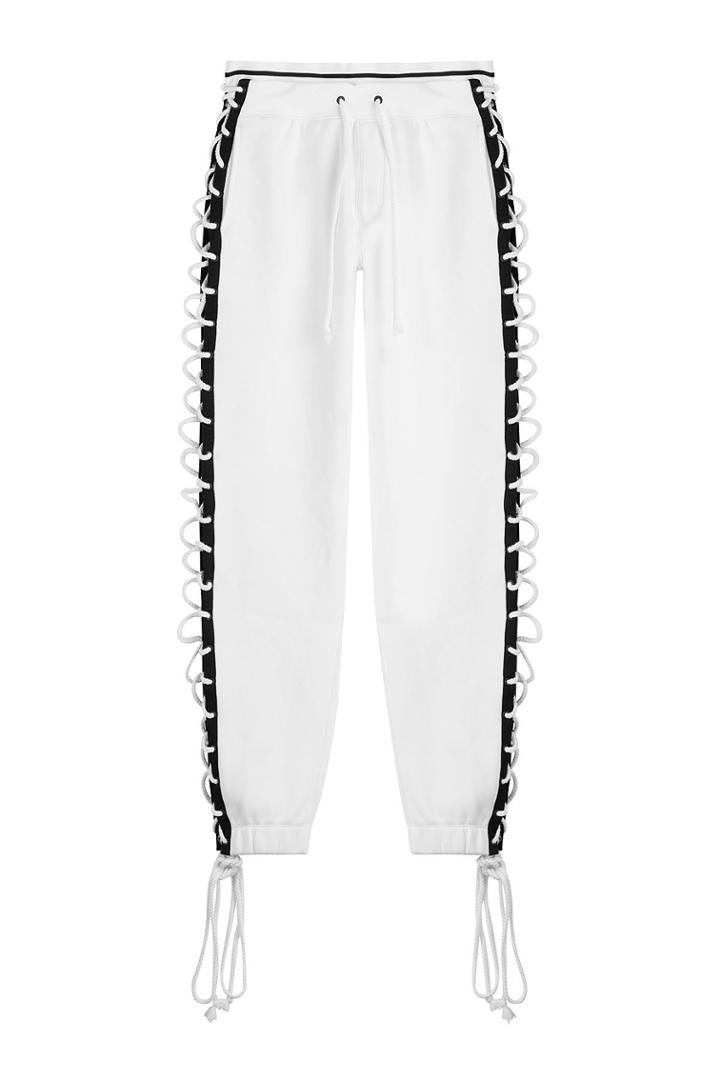 Fentyxpuma By Rihanna Fentyxpuma By Rihanna Cotton Pants With Lace-up Sides - White