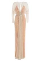 Jenny Packham Jenny Packham Embellished Floor Length Gown