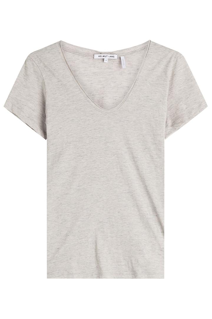 Helmut Lang Helmut Lang Cotton T-shirt With Cashmere - Grey