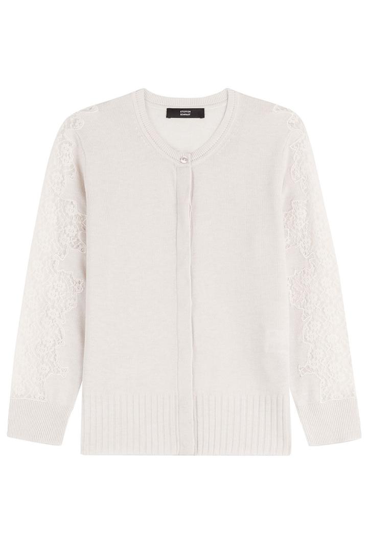 Steffen Schraut Steffen Schraut Cardigan With Lace Sleeves