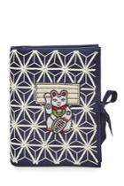 Olympia Le-tan Olympia Le-tan Manekineko Embellished Fabric Clutch - Multicolored